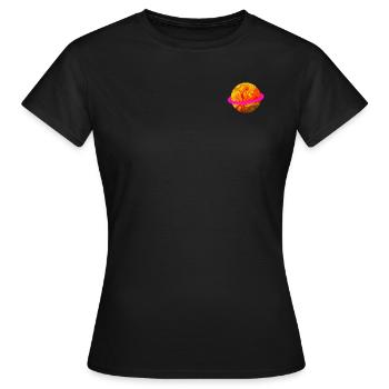 Rouge brillant - T-shirt Femme - noir - Devant - AI Model Female 172 dark (172cm)
