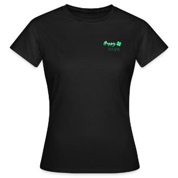 Glückliche Tage - Frauen T-Shirt - Schwarz - Vorne - AI Model Female 172 dark (172cm)
