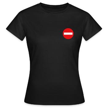 Sens Interdit - T-shirt Femme - noir - Devant - AI Model Female 172 dark (172cm)