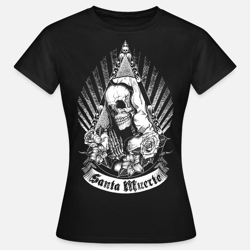 Santa Muerte - Black version - Women's T-Shirt - black