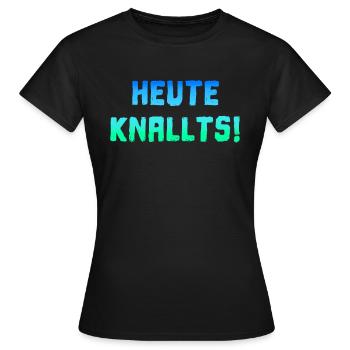 Réveillon du Nouvel An Fête du Nouvel An - T-shirt Femme - noir - Devant - AI Model Female 172 dark (172cm)