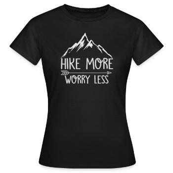 promenade - T-shirt Femme - noir - Devant - AI Model Female 172 dark (172cm)