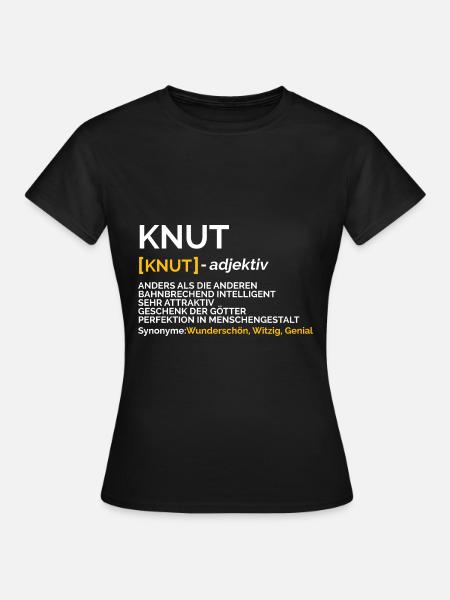 Knut - Frauen T-Shirt - Schwarz