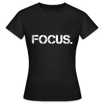 Concentration Motivation - T-shirt Femme - noir - Devant - AI Model Female 172 dark (172cm)