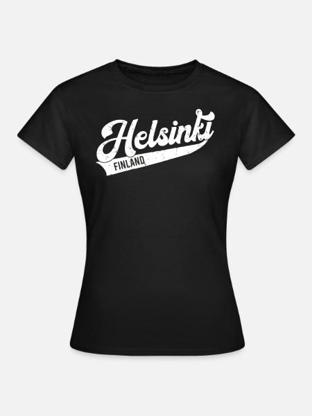 Helsinki,Finland - T-shirt Femme - noir