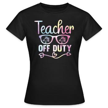 Zurück zur Schule Sportunterricht - Frauen T-Shirt - Schwarz - Vorne - AI Model Female 172 dark (172cm)