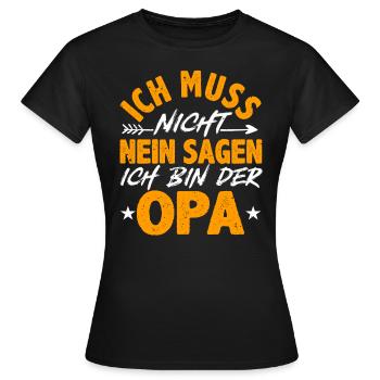 Meilleur grand-père, cadeau de grand-père, grand-père disant - T-shirt Femme - noir - Devant - AI Model Female 172 dark (172cm)