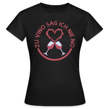 Buveurs de vin, je ne dirai jamais non au vin, au vin - T-shirt Femme - noir - Devant - AI Model Female 172 dark (172cm)