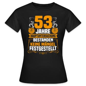 53 ans d’inspection générale 53e anniversaire - T-shirt Femme - noir - Devant - AI Model Female 172 dark (172cm)