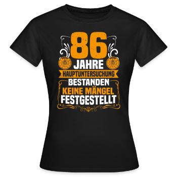 86 ans d’inspection générale 86e anniversaire - T-shirt Femme - noir - Devant - AI Model Female 172 dark (172cm)