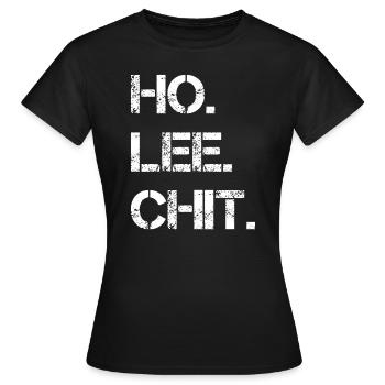 Ho Lee Chit Funny Corruption - Women's T-Shirt - black - Front - AI Model Female 172 dark (172cm)