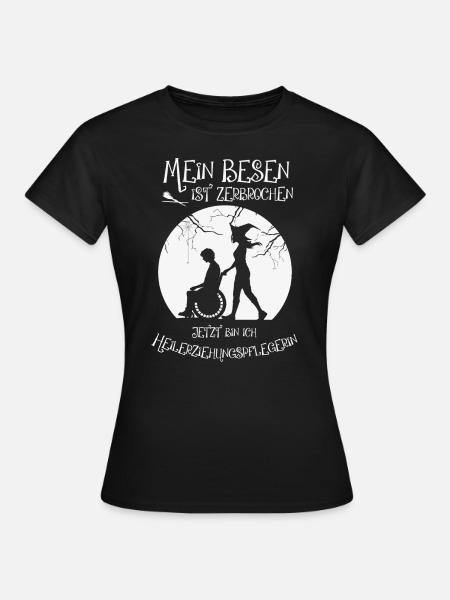 Heilerziehungspfleger HEP Halloween soziale Berufe - Frauen T-Shirt - Schwarz