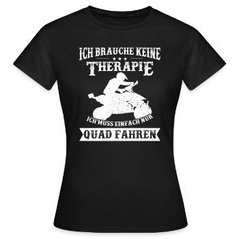 ATV Quad Geländewagen UTV Quad Bike - Frauen T-Shirt - Schwarz - Vorne - AI Model Female 172 dark (172cm)