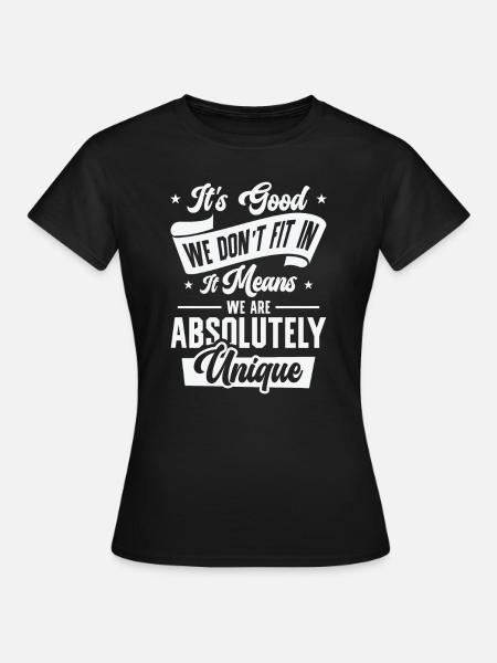 Positivität Außenseiter Dichter Poesie - Frauen T-Shirt - Schwarz