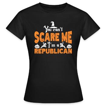 Halloween Vote Partisans républicains - T-shirt Femme - noir - Devant - AI Model Female 172 dark (172cm)