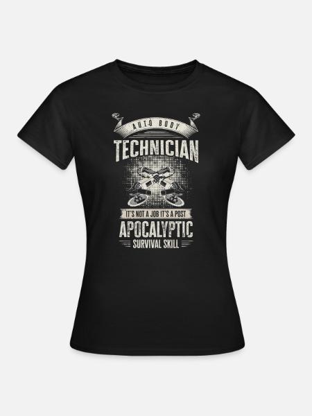 Autokarosserietechniker Postapokalyptische - Frauen T-Shirt - Schwarz
