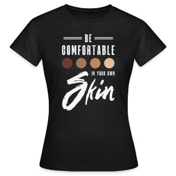 Encourager la positivité Motiver - T-shirt Femme - noir - Devant - AI Model Female 172 dark (172cm)