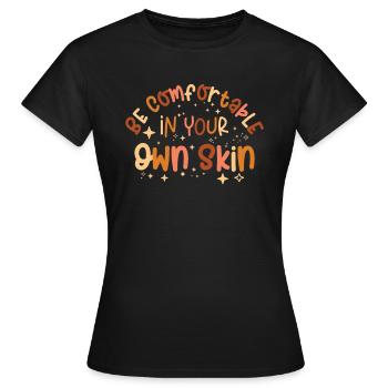 Encourager la positivité Motiver - T-shirt Femme - noir - Devant - AI Model Female 172 dark (172cm)