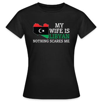 Rien ne me fait peur Libye Libye - T-shirt Femme - noir - Devant - AI Model Female 172 dark (172cm)