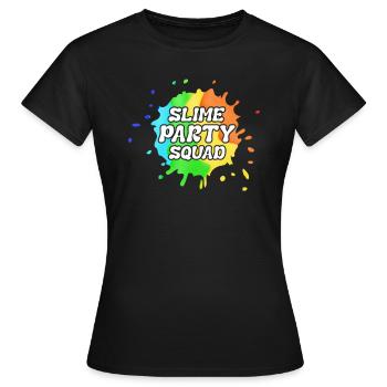 Slime Rainbow Magic Drop Splash - T-shirt Femme - noir - Devant - AI Model Female 172 dark (172cm)