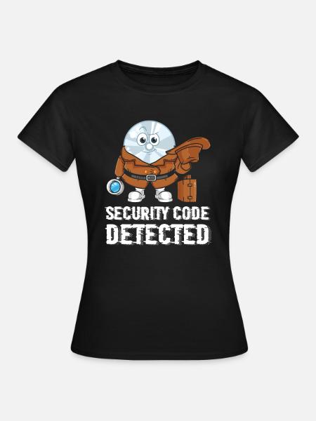 Netzwerk und Computersicherheit - Frauen T-Shirt - Schwarz