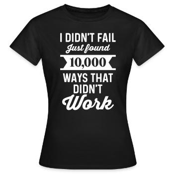 Unternehmer Unternehmen Unternehmertum - Frauen T-Shirt - Schwarz - Vorne - AI Model Female 172 dark (172cm)