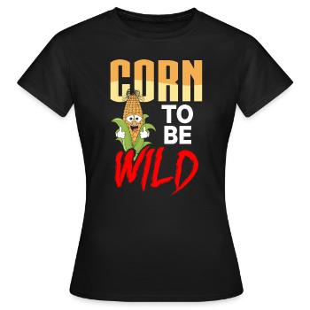culture du maïs cultures agriculture - T-shirt Femme - noir - Devant - AI Model Female 172 dark (172cm)