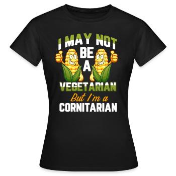 culture du maïs cultures agriculture - T-shirt Femme - noir - Devant - AI Model Female 172 dark (172cm)