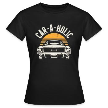 Muscle Car Enthusiast Car Enthusiast - T-shirt Femme - noir - Devant - AI Model Female 172 dark (172cm)