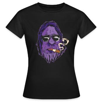 Zigarre Rauchen Zigarren Raucher - Frauen T-Shirt - Schwarz - Vorne - AI Model Female 172 dark (172cm)