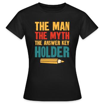 Jour de test Enseignant Test Day School Staar Test - T-shirt Femme - noir - Devant - AI Model Female 172 dark (172cm)