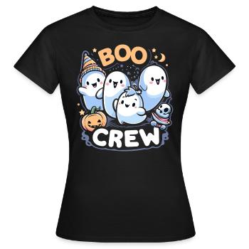 Buh-Crew - Frauen T-Shirt - Schwarz - Vorne - AI Model Female 172 dark (172cm)
