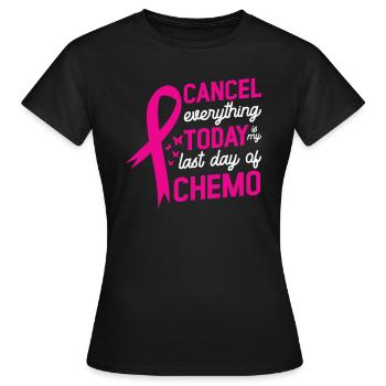 Breast Cancer Awareness Week Breast Cancer Ribbon - Women's T-Shirt - black - Front - AI Model Female 172 dark (172cm)