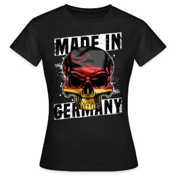 fabriqué en allemagne - T-shirt Femme - noir - Devant - AI Model Female 172 dark (172cm)