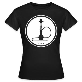 shisha icon - T-shirt Femme - noir - Devant - AI Model Female 172 dark (172cm)