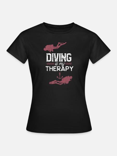 Plongée plongée - T-shirt Femme - noir