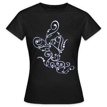 DECO 9 - T-shirt Femme - noir - Devant - AI Model Female 172 dark (172cm)