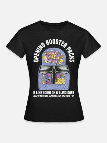 Trading Cards - Frauen T-Shirt - Schwarz