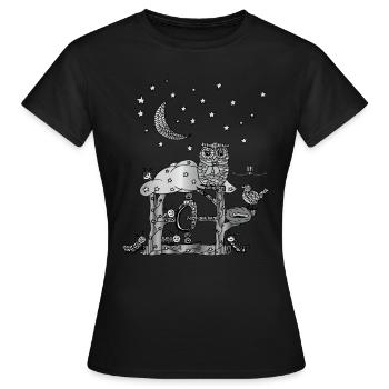Magisches Tor Hic- Die Hüter von Orbis - Frauen T-Shirt - Schwarz - Vorne - AI Model Female 172 dark (172cm)