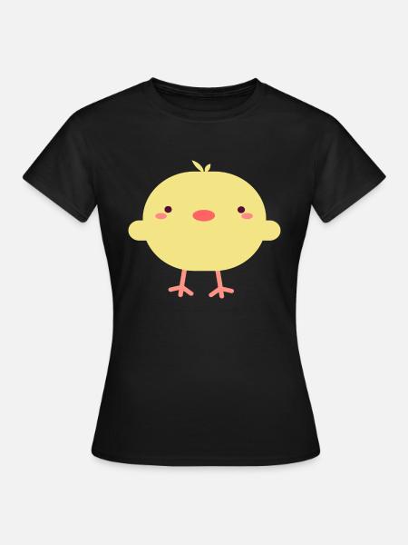 das Küken - Frauen T-Shirt - Schwarz