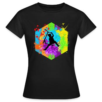 trottinette freestyle - T-shirt Femme - noir - Devant - AI Model Female 172 dark (172cm)