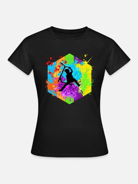Freestyle-Roller - Frauen T-Shirt - Schwarz