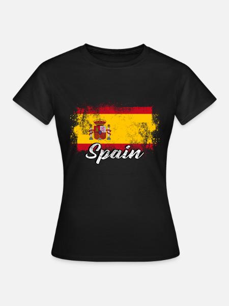 Spain - Frauen T-Shirt - Schwarz