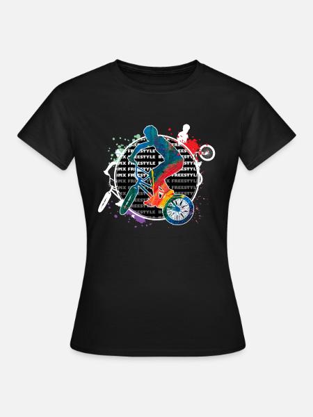 BMX - Frauen T-Shirt - Schwarz