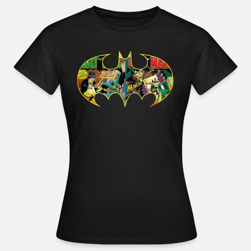Batman Logo Comic - Women's T-Shirt - black