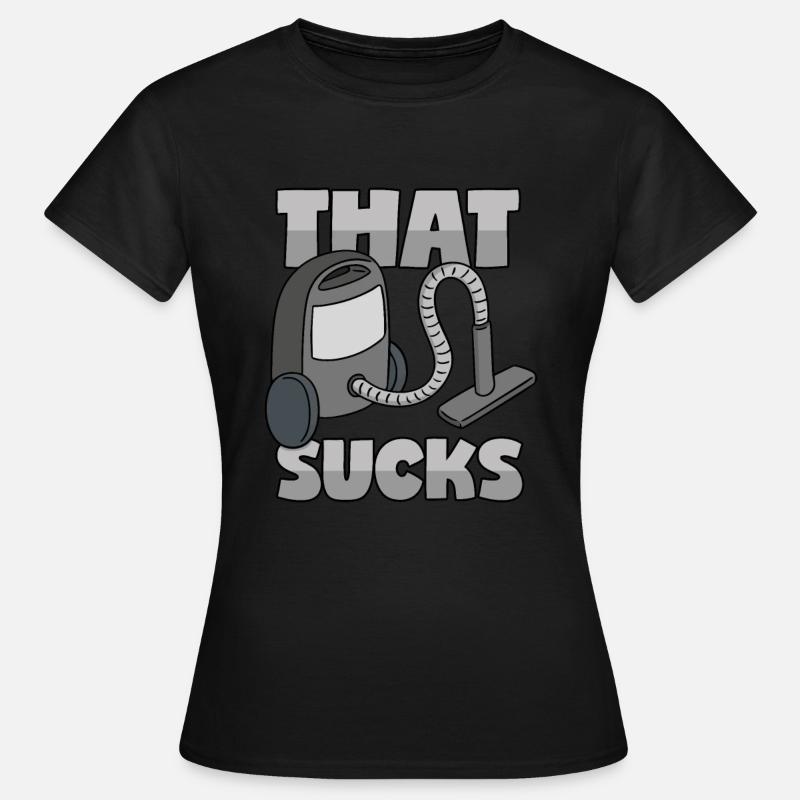 Staubsauger: "That Sucks" - Dame-T-shirt - sort