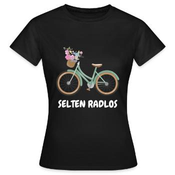 Selten Radlos - Frauen T-Shirt - Schwarz - Vorne - AI Model Female 172 dark (172cm)