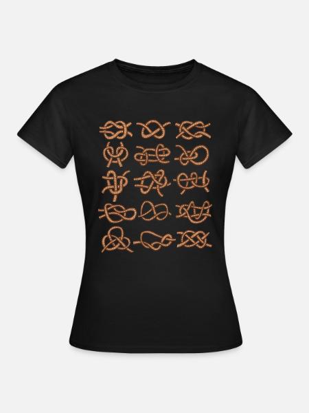 Nœud de marin - T-shirt Femme - noir