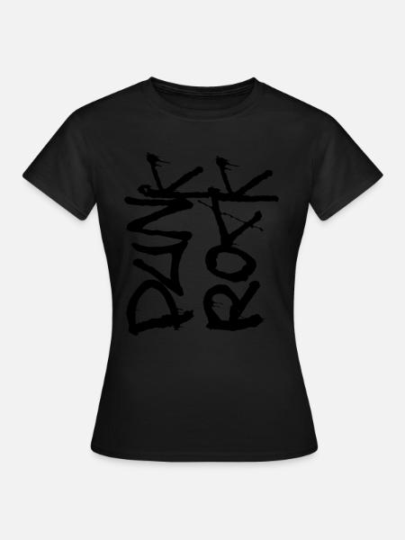 Punk Rock - Maglietta da donna - nero