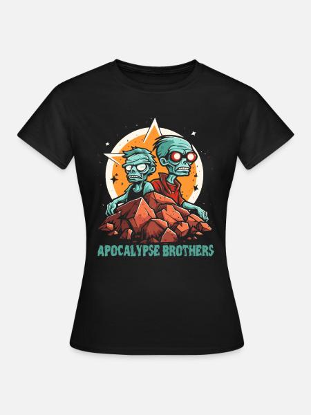 Die Apokalypse Brüder Zombies - Frauen T-Shirt - Schwarz